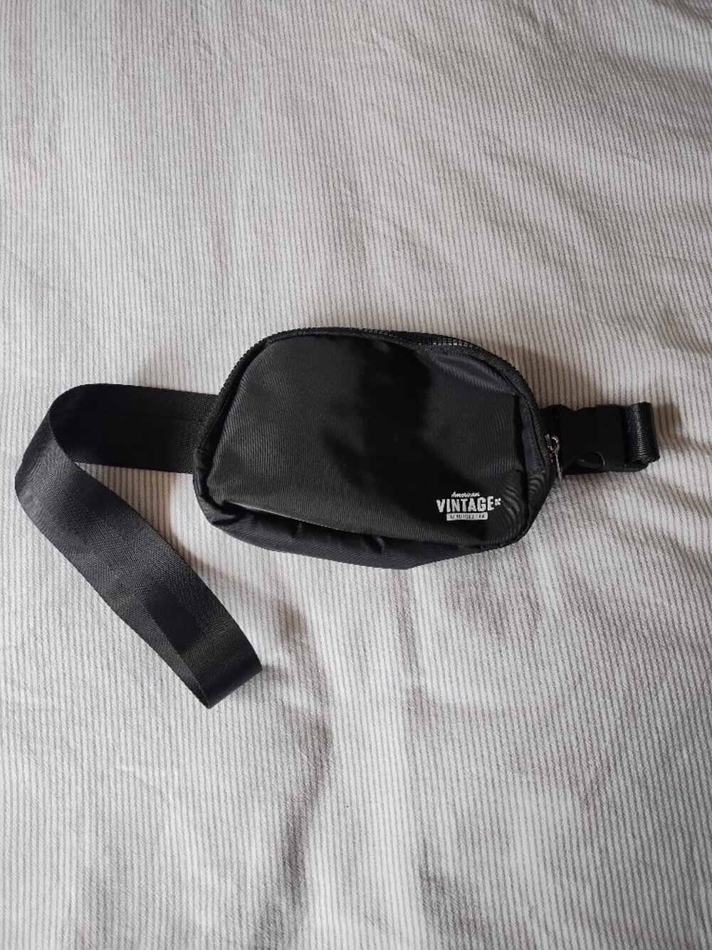 American Vintage Black Belt Bag
